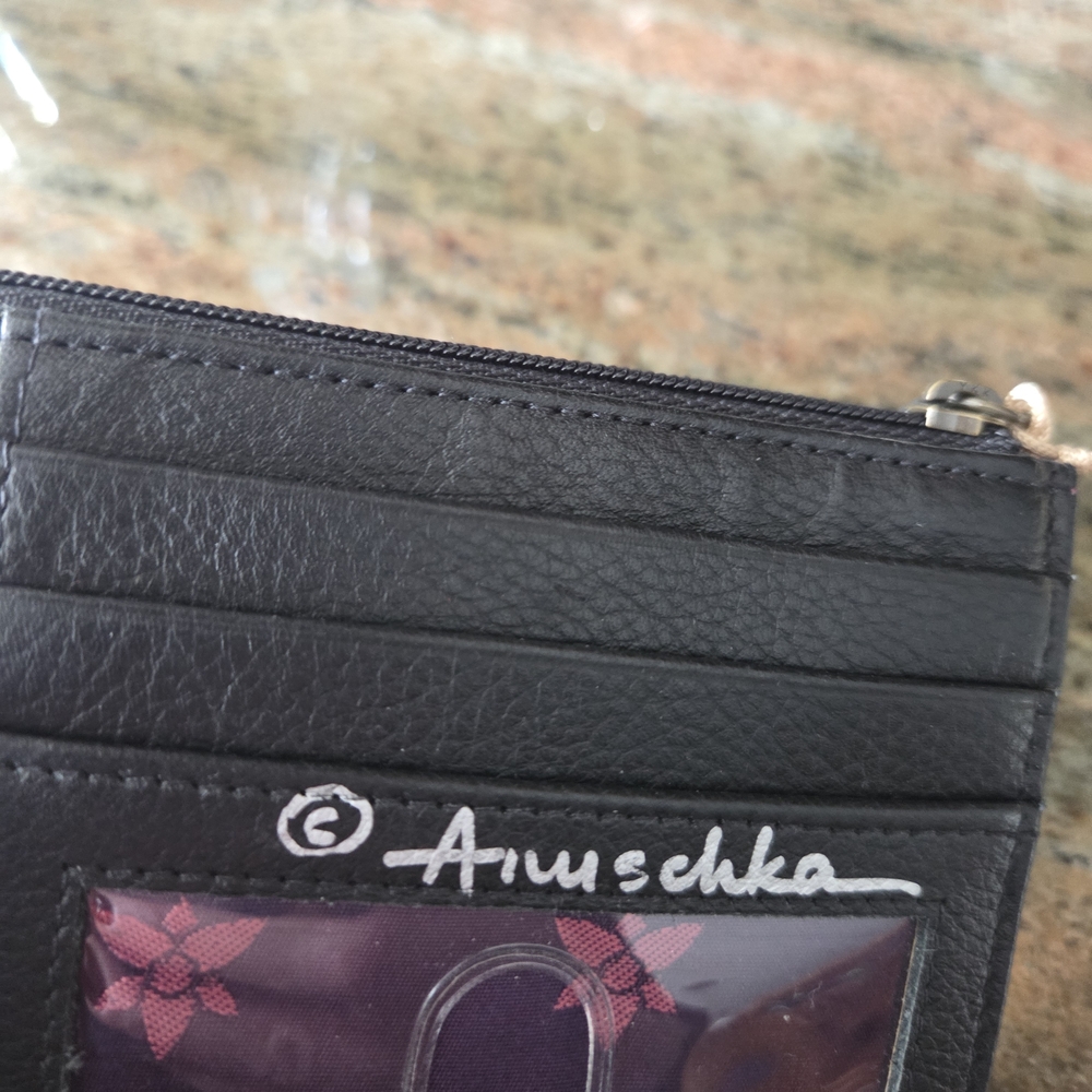 Rachel Zoe Lavender Woven Wristlet And Anuschka Wallet - Picture 9 of 11